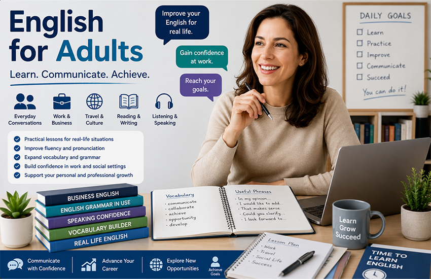 English for Adults: Practical English for Everyday Success