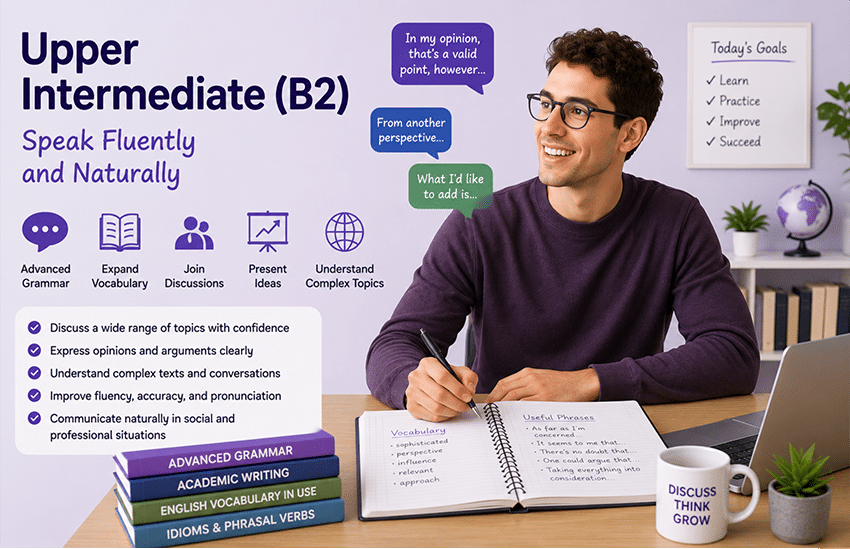 Upper Intermediate English (B2): Speak Fluently and Naturally