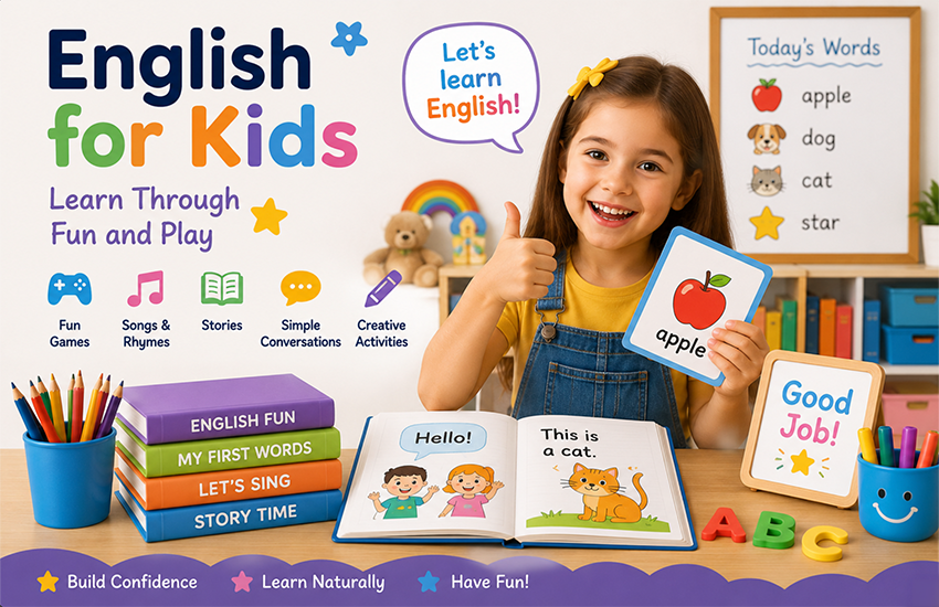 English for Kids: Learn Through Fun and Play